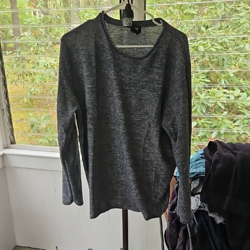 Gray Long Sleeve Sweater